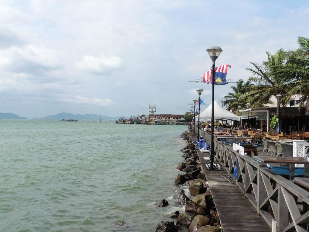 KOTA KINABALU - de pier van Kota Kinabalu