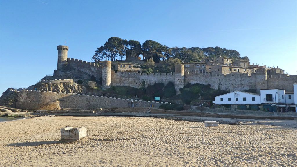 TOSSA DE MAR - de oude stadsmuren van de Vila Vella
