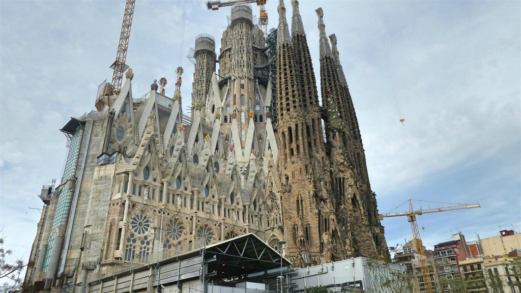 BARCELONA - de Sagrada Família kerk