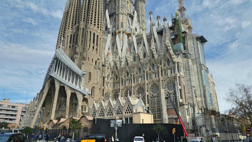 BARCELONA - de Sagrada Família kerk