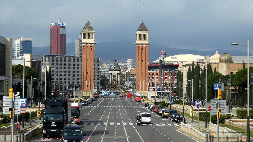 BARCELONA - de Venetiaanse torens