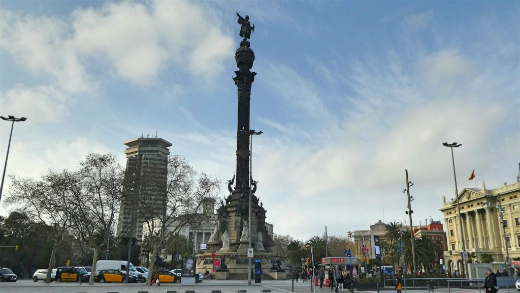 BARCELONA - het Columbus monument