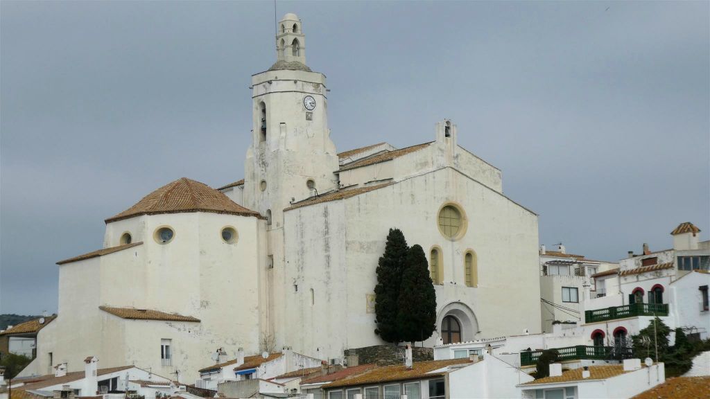 CADAQUÉS - de kerk van Santa Maria
