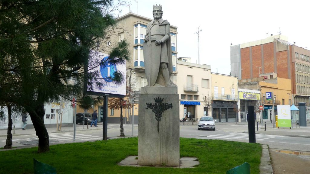 FIGUERAS - een monument ter ere van koning Jaume I
