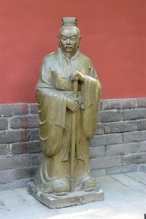 BEIJING - beeld bij de confucius tempel