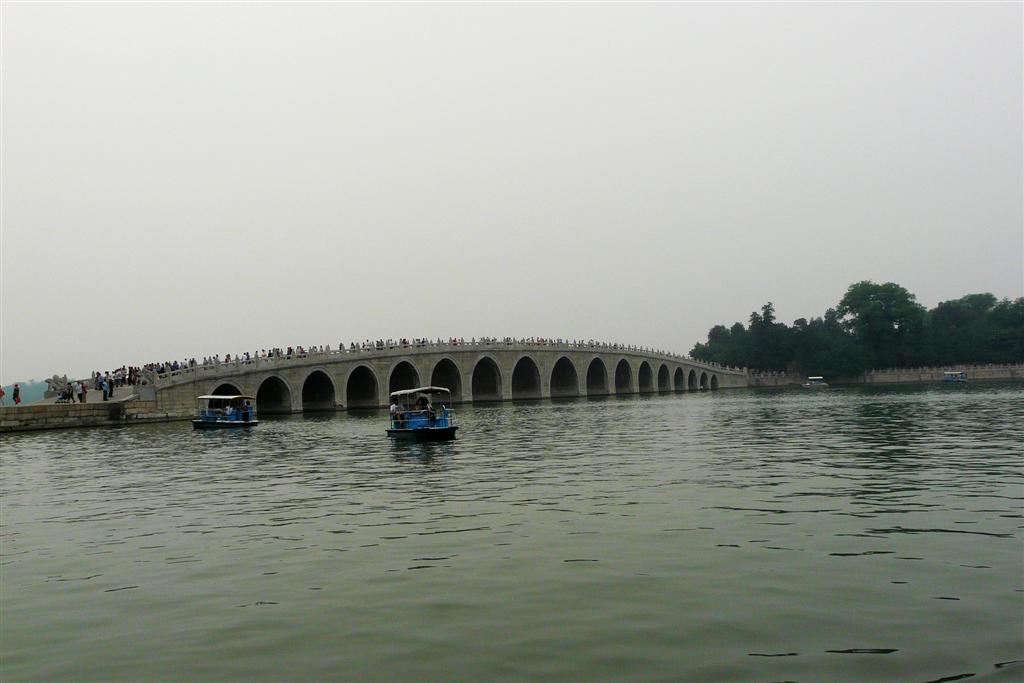 BEIJING - brug bij het zomerpaleis