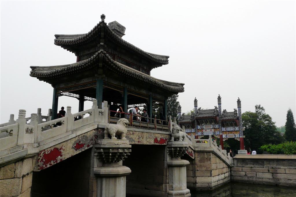 BEIJING - brug bij het zomerpaleis