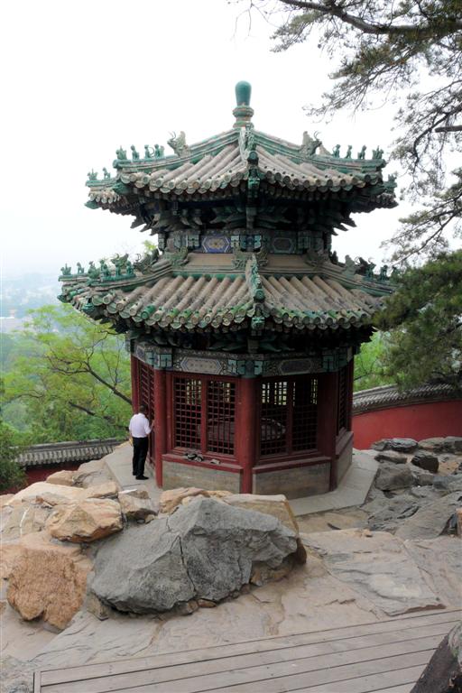 BEIJING - tempeltje bij het zomerpaleis