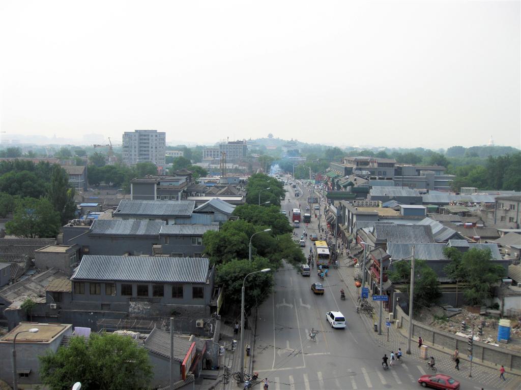 BEIJING - uitzicht vanaf de trommeltoren