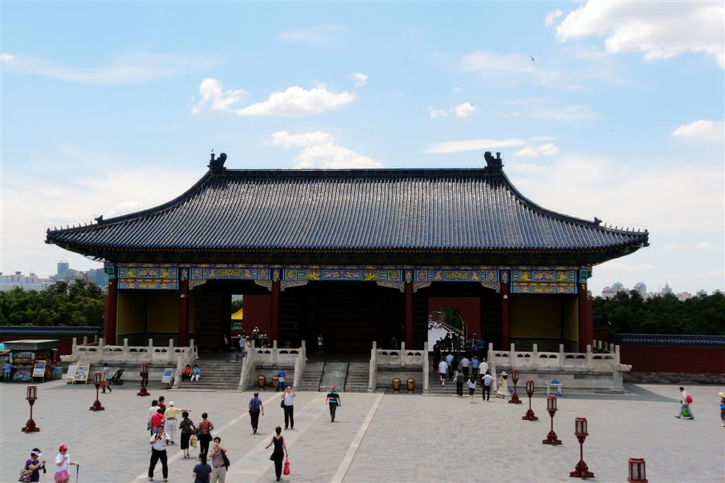 BEIJING - plein bij de tempel van de hemel