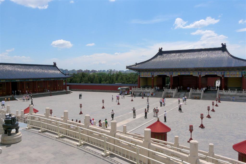 BEIJING - plein bij de tempel van de hemel