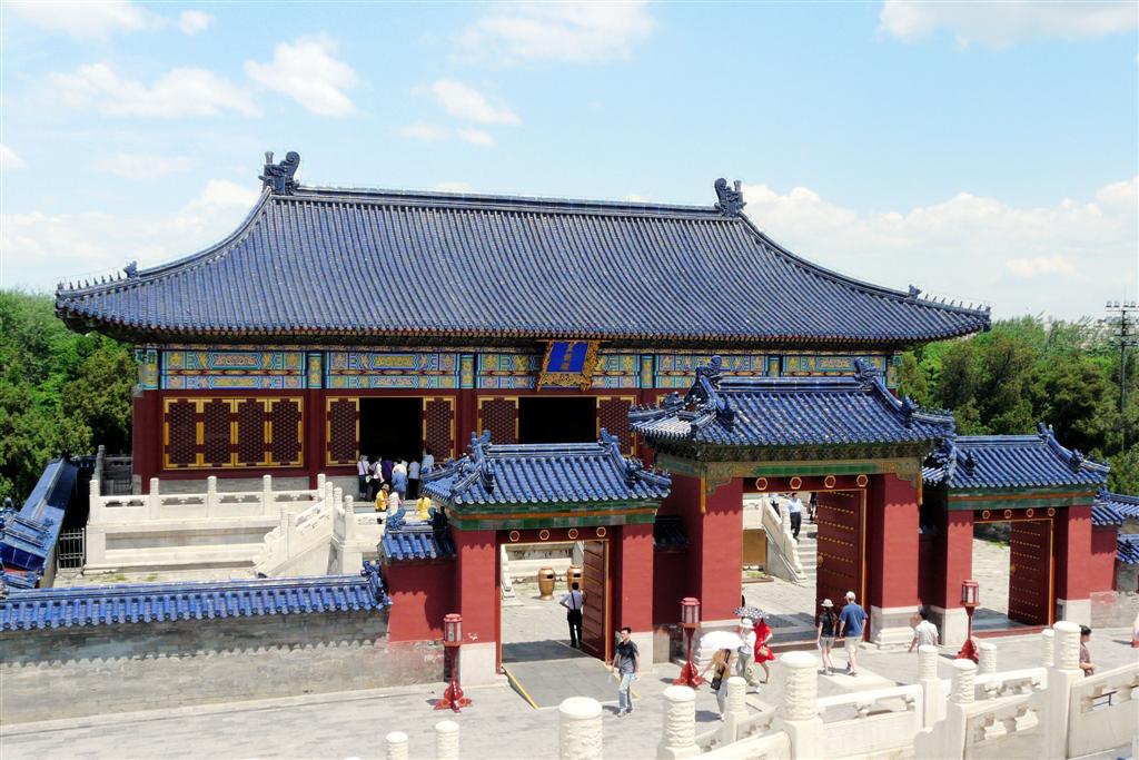 BEIJING - gebouw bij de tempel van de hemel