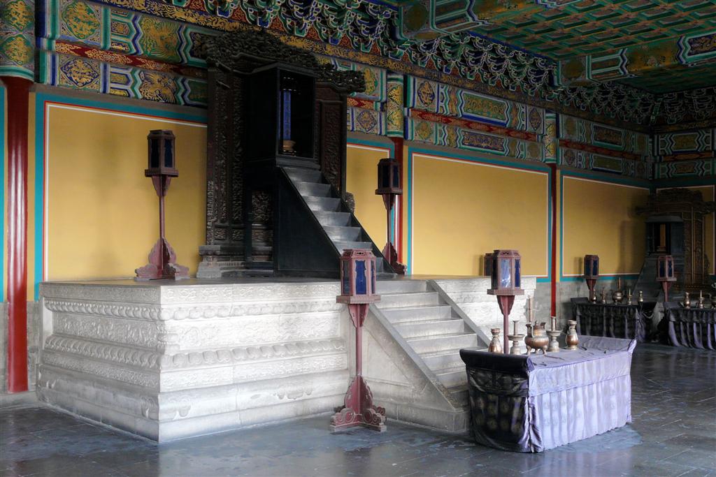 BEIJING - in gebouw bij de tempel van de hemel