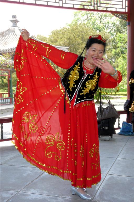 BEIJING - Chinese in het paviljoen van het lange leven