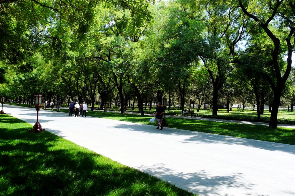 BEIJING - het park bij de tempel van de hemel