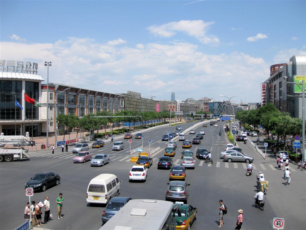 BEIJING - straatbeeld