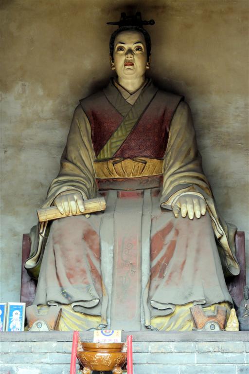 PINGYAO (Wang Family Courtyard)- beeld van een Wang familie lid