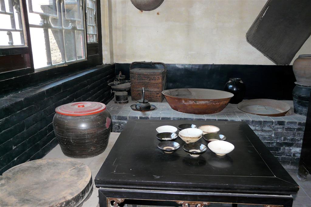 PINGYAO - oude keuken in een museum