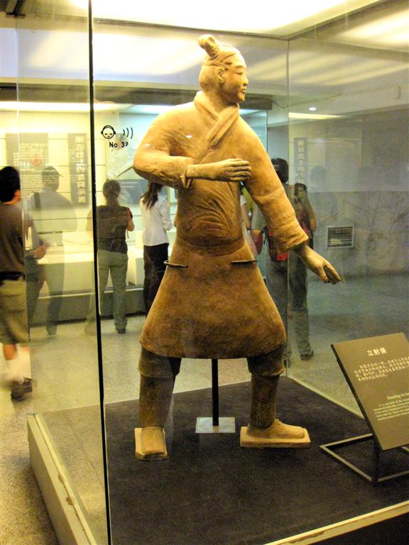 XIAN - beeld in het museum bij het terracotta leger