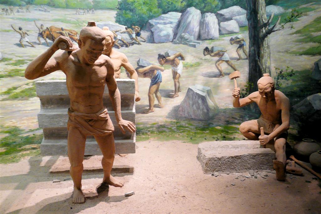 XIAN - maken van de terracotta beelden