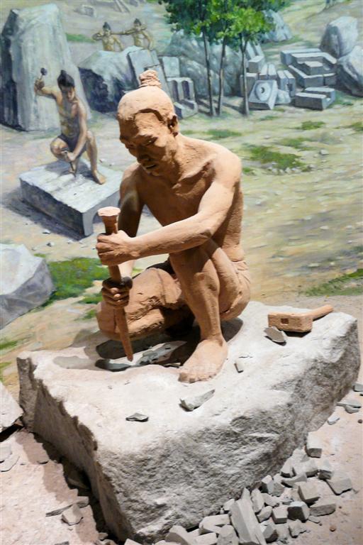 XIAN - maken van de terracotta beelden