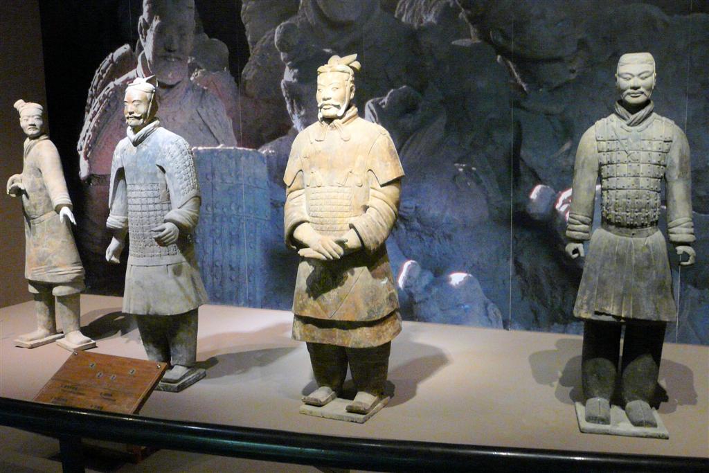 XIAN - beelden in het museum bij het terracotta leger