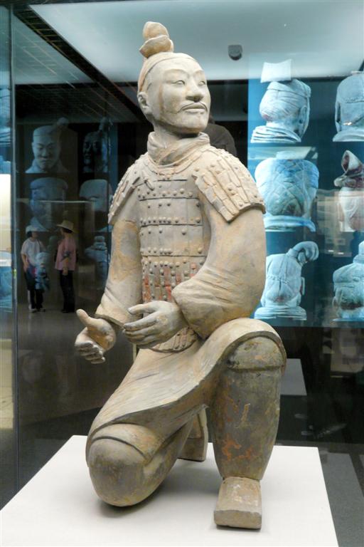 XIAN - beeld in het museum bij het terracotta leger