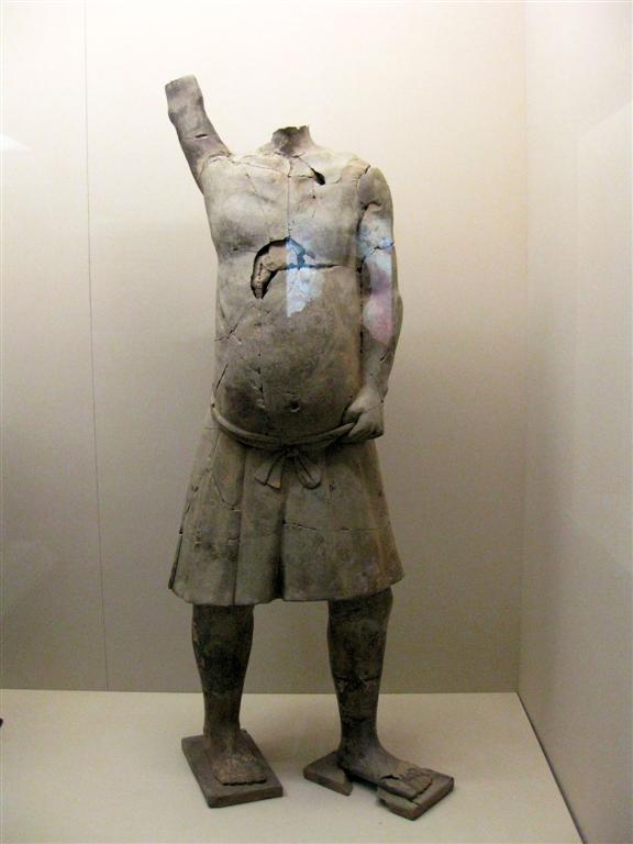 XIAN - beeld in het museum bij het terracotta leger