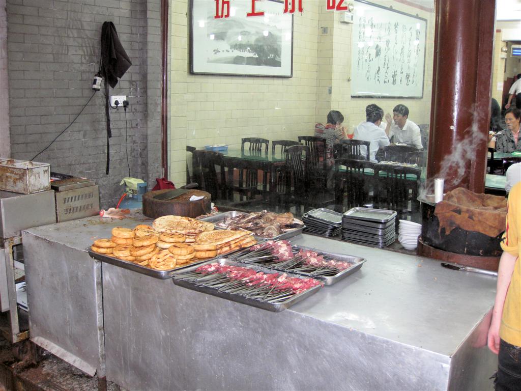 XIAN - gerechten van een restaurant