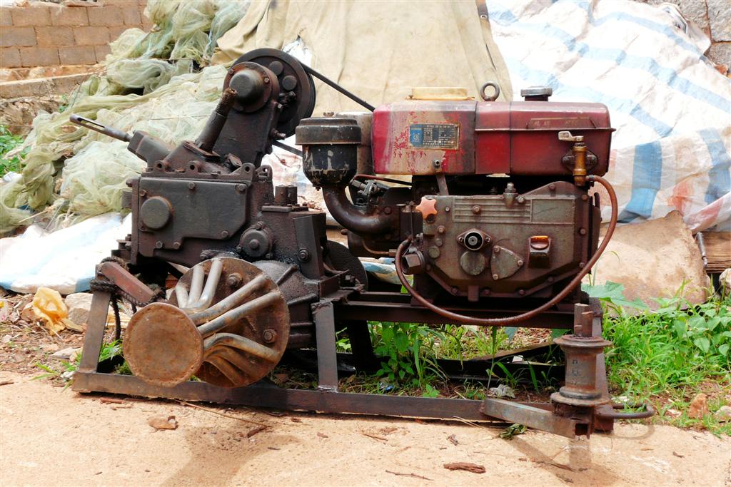 DALI - een motor in een dorp aan het Erhai meer