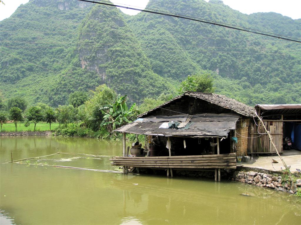 YANGSHUO - een huisje aan het water