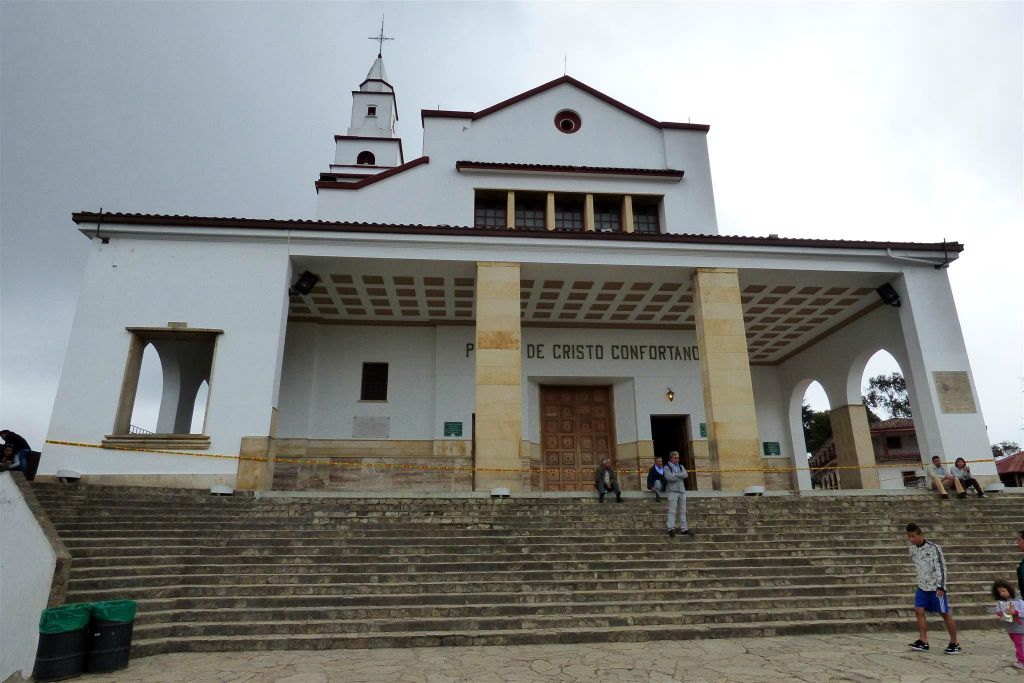 BOGOTA - het klooster van het basiliek heiligdom van de Fallen Heer van Monserrate