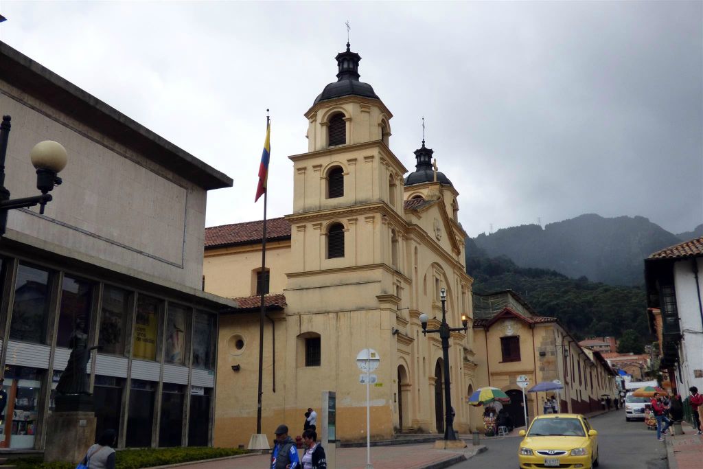 BOGOTA - de kerk van Onze-Lieve-Vrouw van Candelaria