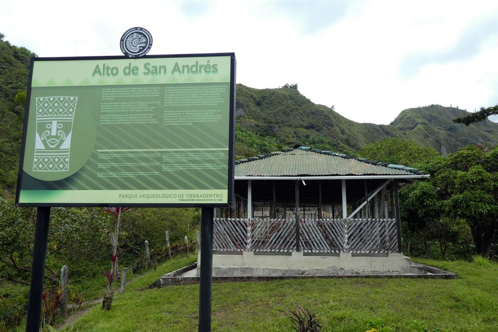 TIERRADENTRO - de archeologische plaats Alto de San Andrés in het nationaal archeologisch park