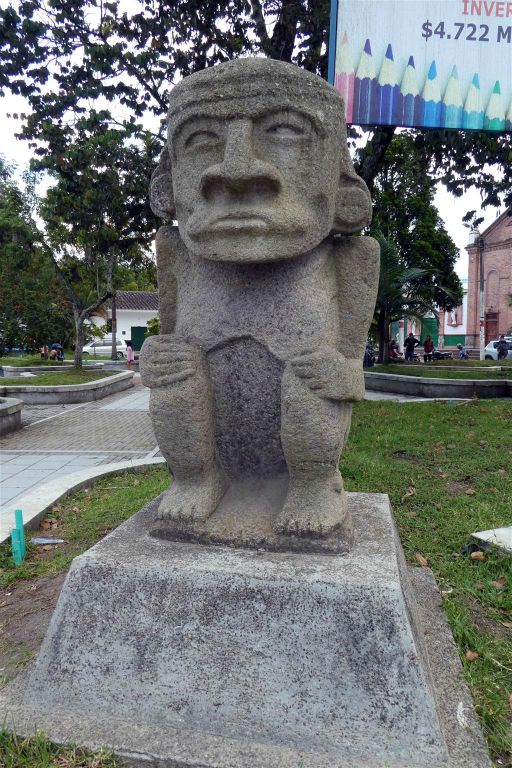 SAN AGUSTIN - een beeld in het Simon Bolivar park