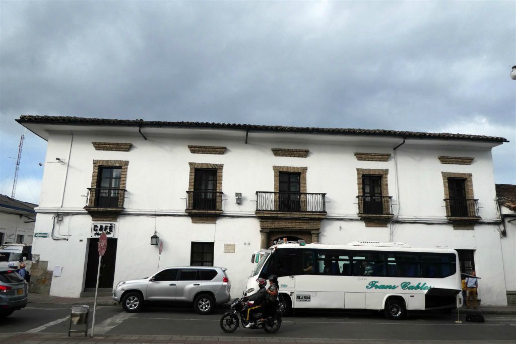 POPAYAN - het hotel Plazuela waar we verbelven