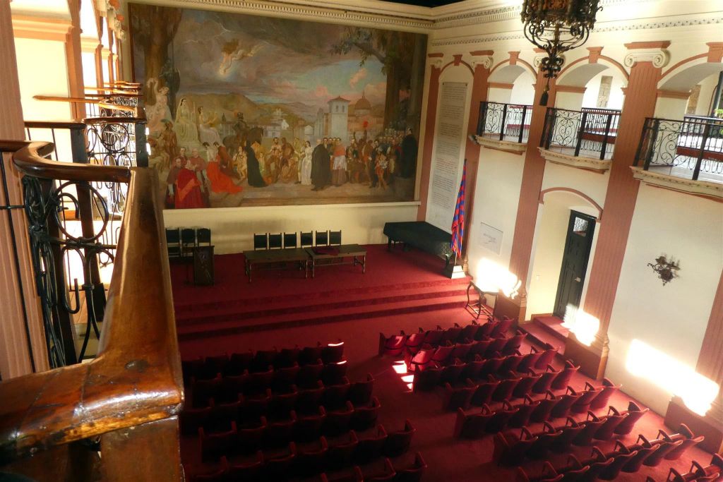POPAYAN - een zaal in de universiteit van Cauca
