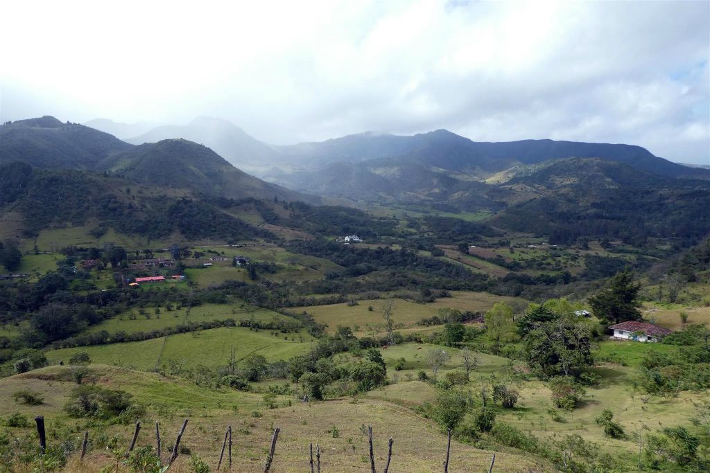 POPAYAN -> SILVIA - het uitzicht onderweg