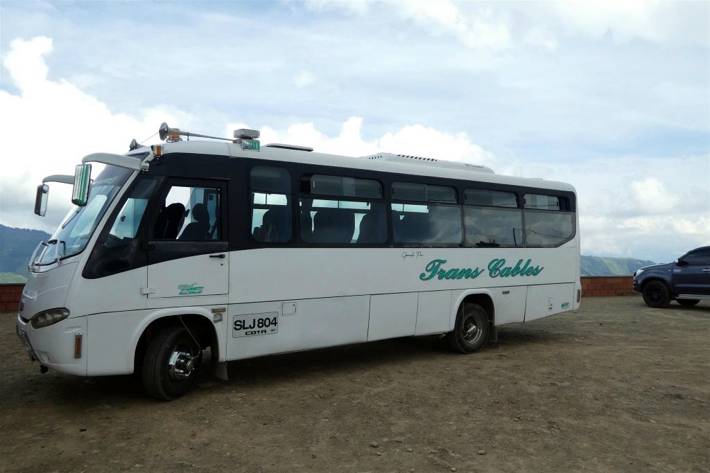 SALAMINA -> SAN FELIX - de bus waarmee we de reis gemaakt hebben
