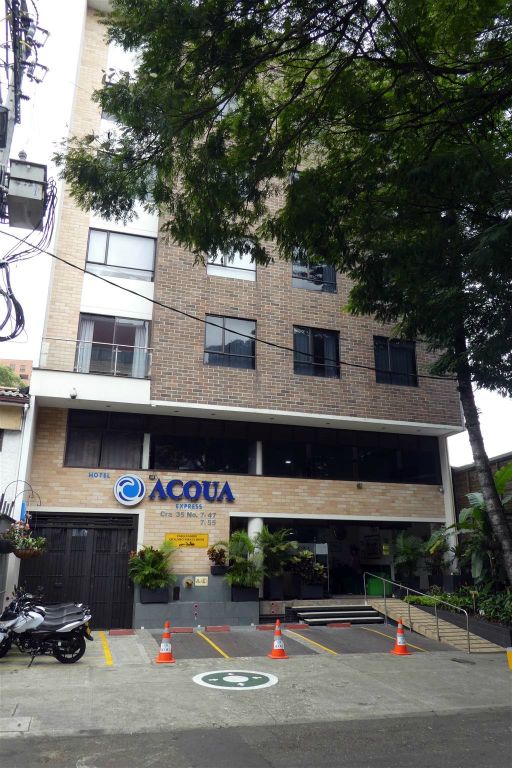 MEDELLIN - het Acqua Express hotel waar we verbleven