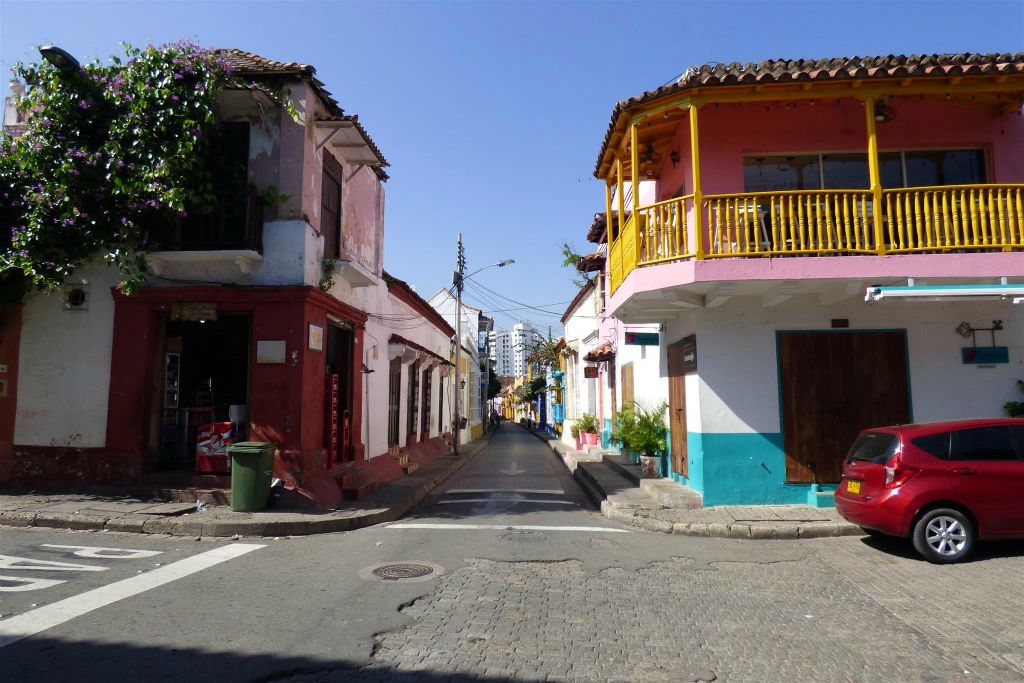 CARTAGENA - de straat Campo Santo