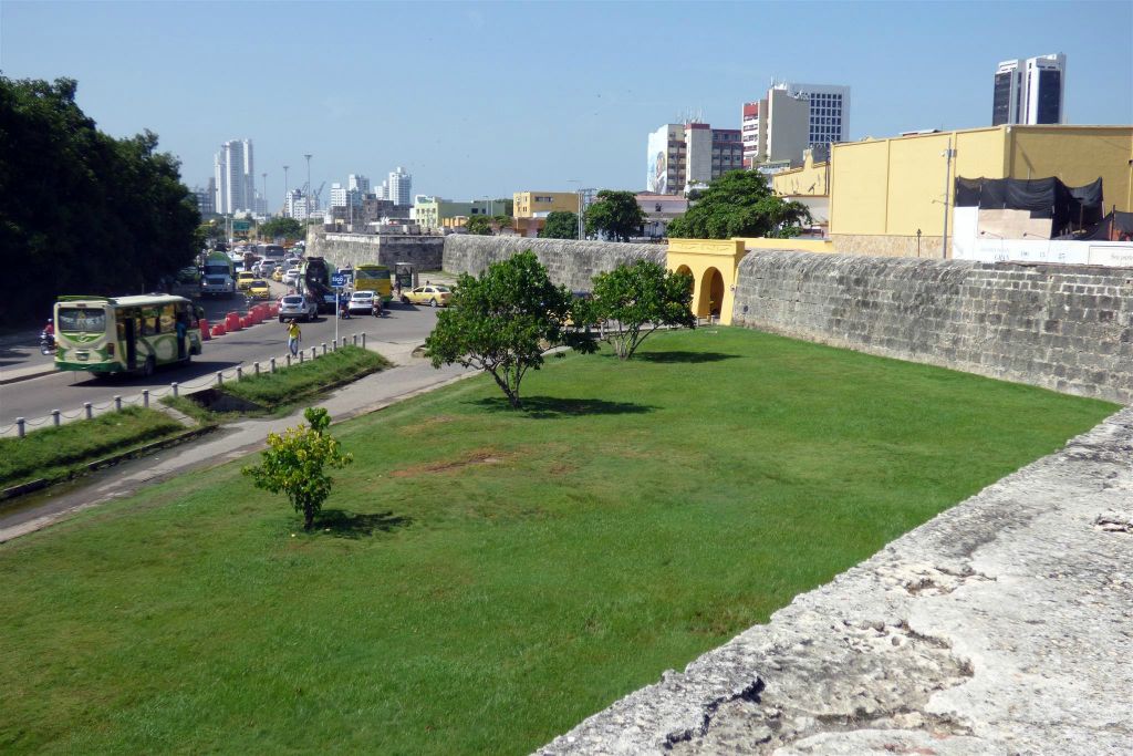 CARTAGENA - uitzicht vanaf de oude stadsmuur