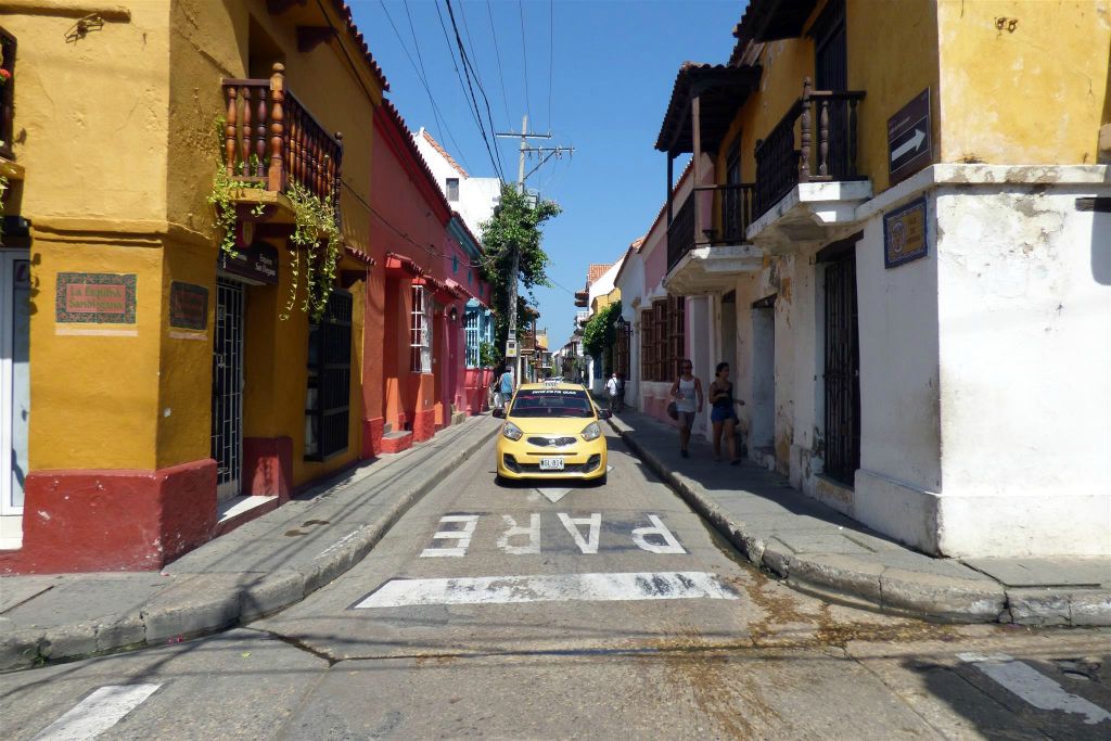 CARTAGENA - de straat Calle del Santisimo