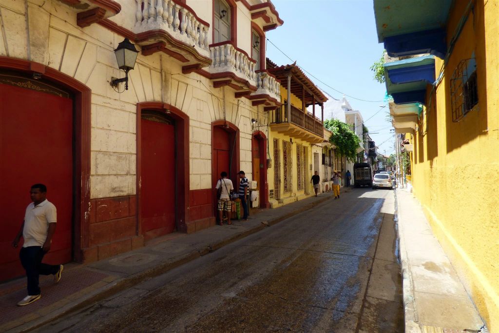 CARTAGENA - de straat Calle del Guerrero