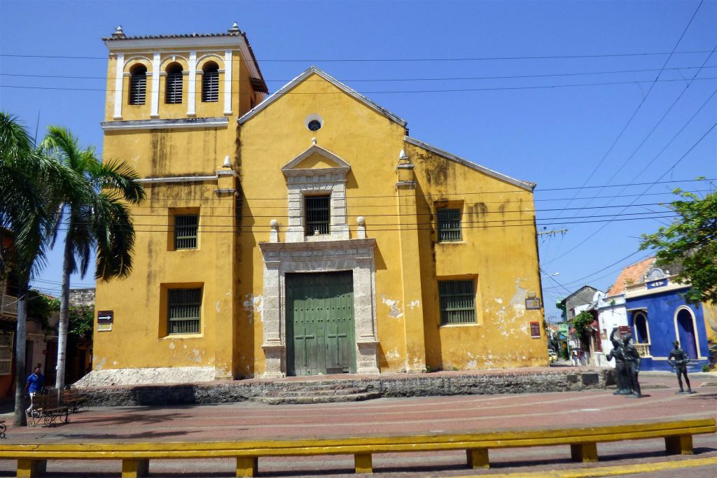 CARTAGENA - de kerk van de Heilige Drie-eenheid