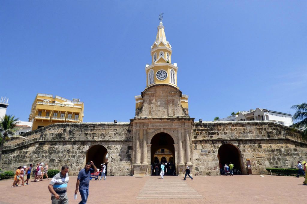 CARTAGENA - de stadspoort Torre del Reloj