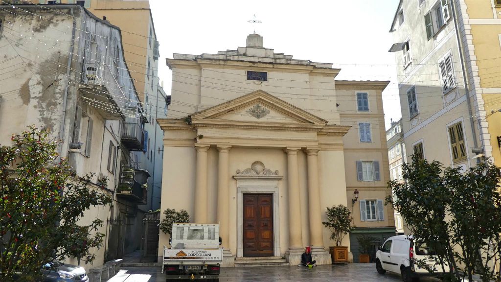 CORSICA - BASTIA - het Oratorium van Sint-Rochus gebedshuis