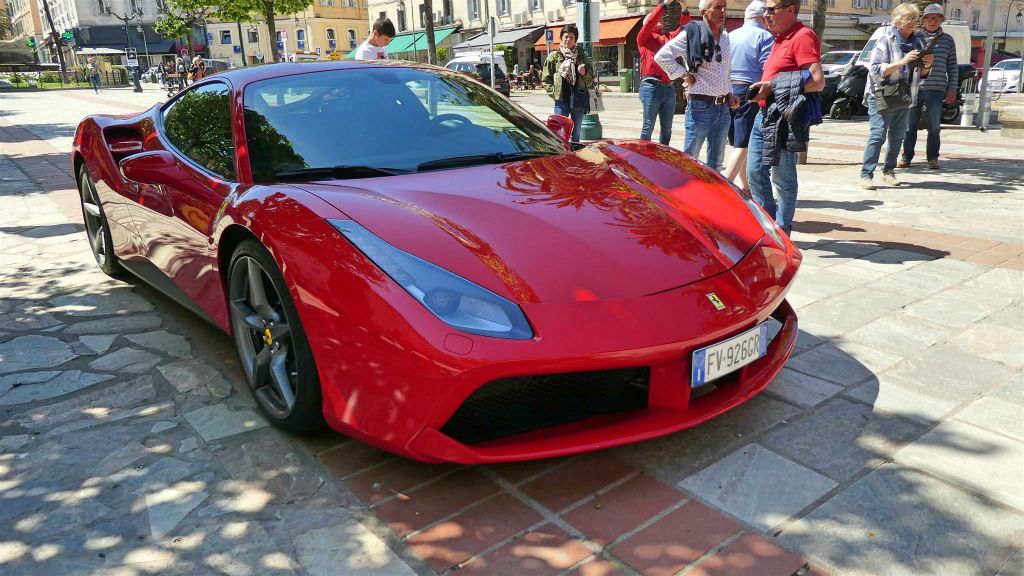 CORSICA - AJACCIO - een Ferrari 488 GTB