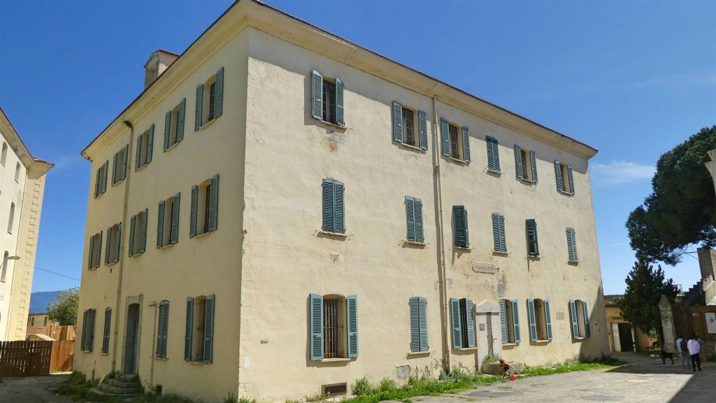 CORSICA - AJACCIO - het paviljoen G gebouw van de citadel