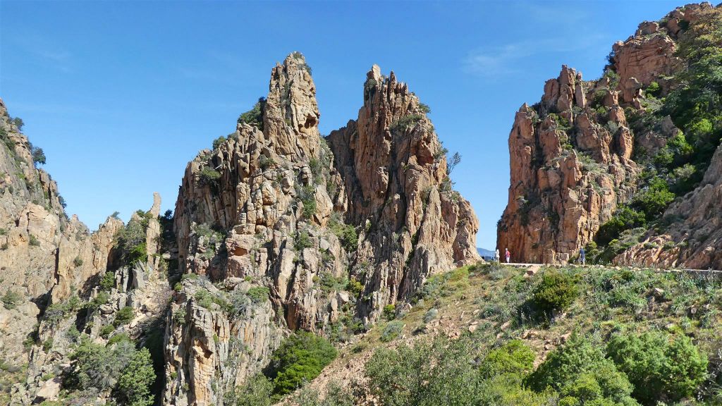 CORSICA - PIANA - het landschap